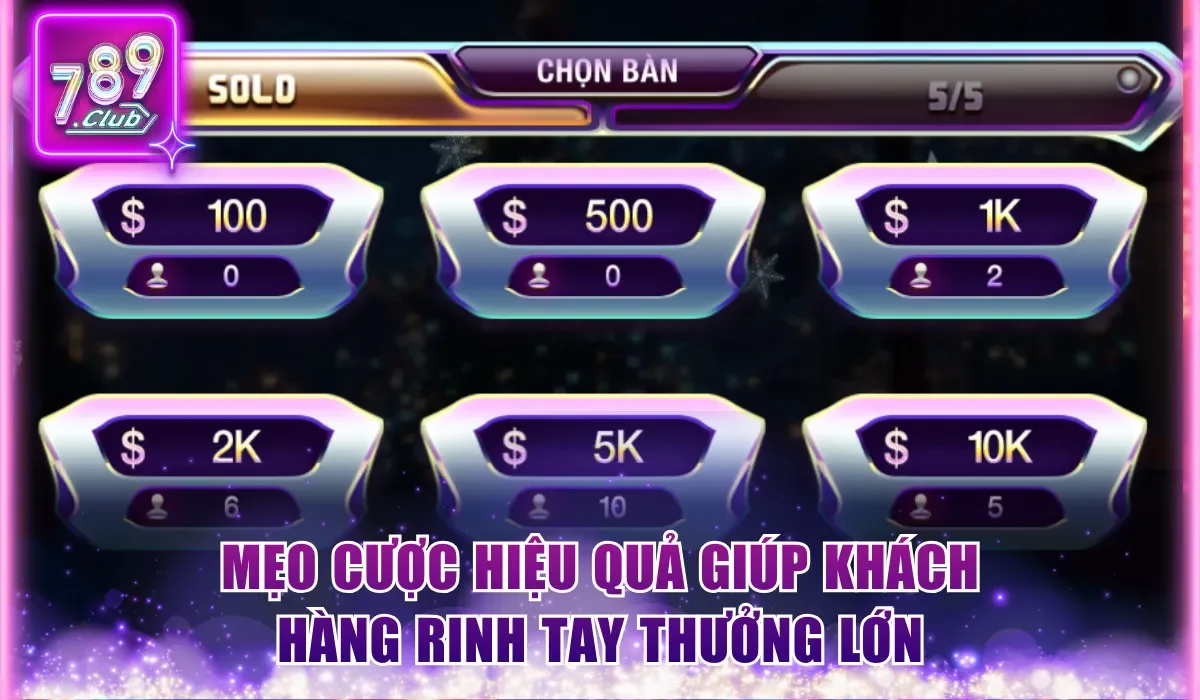 Sâm 789Club - Chia Sẻ Nền Tảng Săn Thưởng Nổi Bật Năm 2026 3 Mẹo cược hiệu quả giúp khách hàng rinh tay thưởng lớn