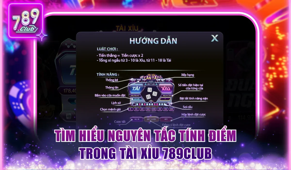 tim hieu nguyen tac tinh diem trong tai xiu 789club