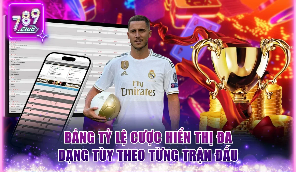 Cách Đọc Kèo Bóng Đá Chuẩn Xác Trên Bảng Tỷ Lệ Của 789Club 2 Bảng tỷ lệ cược hiển thị đa dạng tùy theo từng trận đấu